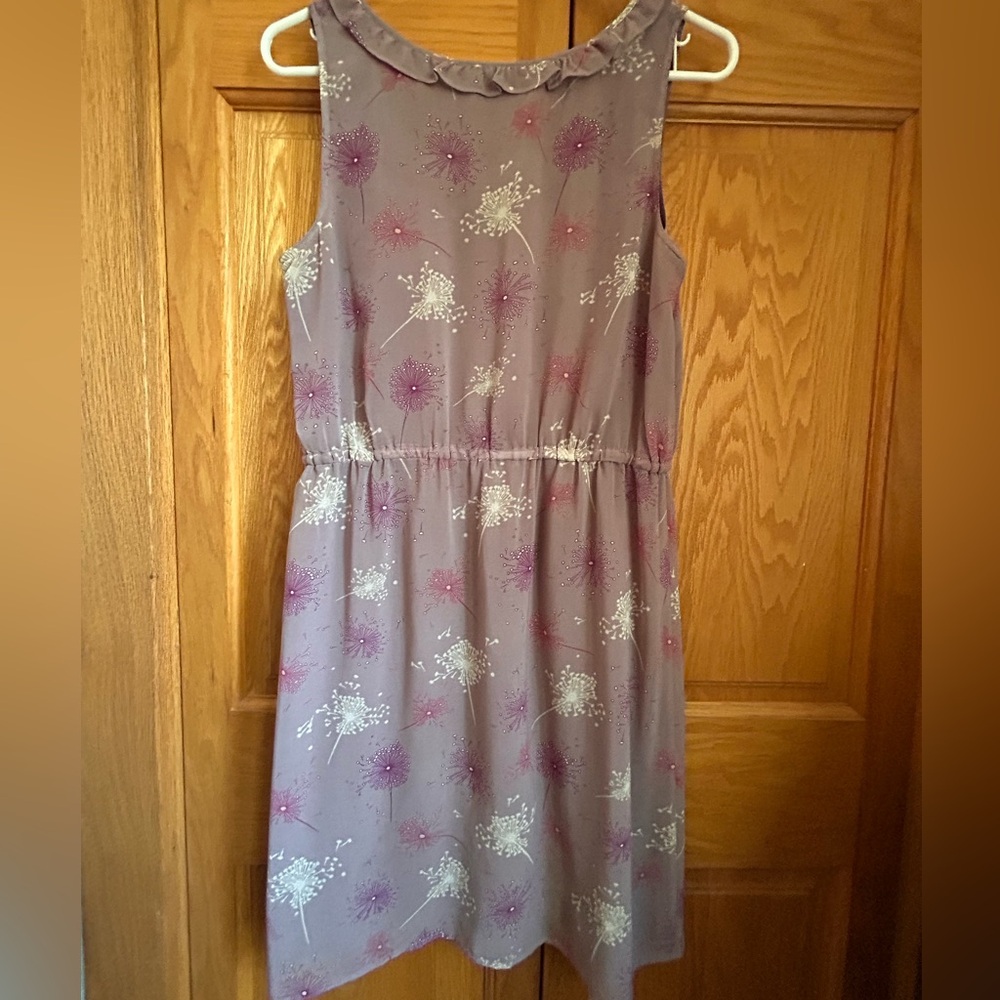 Hinge Lavender Floral Kids Dress - Picture 4 of 5